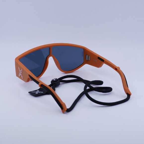 ?️ New Kenzo KZ40132U-Y 43C Sunglasses - Matte Orange Frame, Brown Lenses main image 7